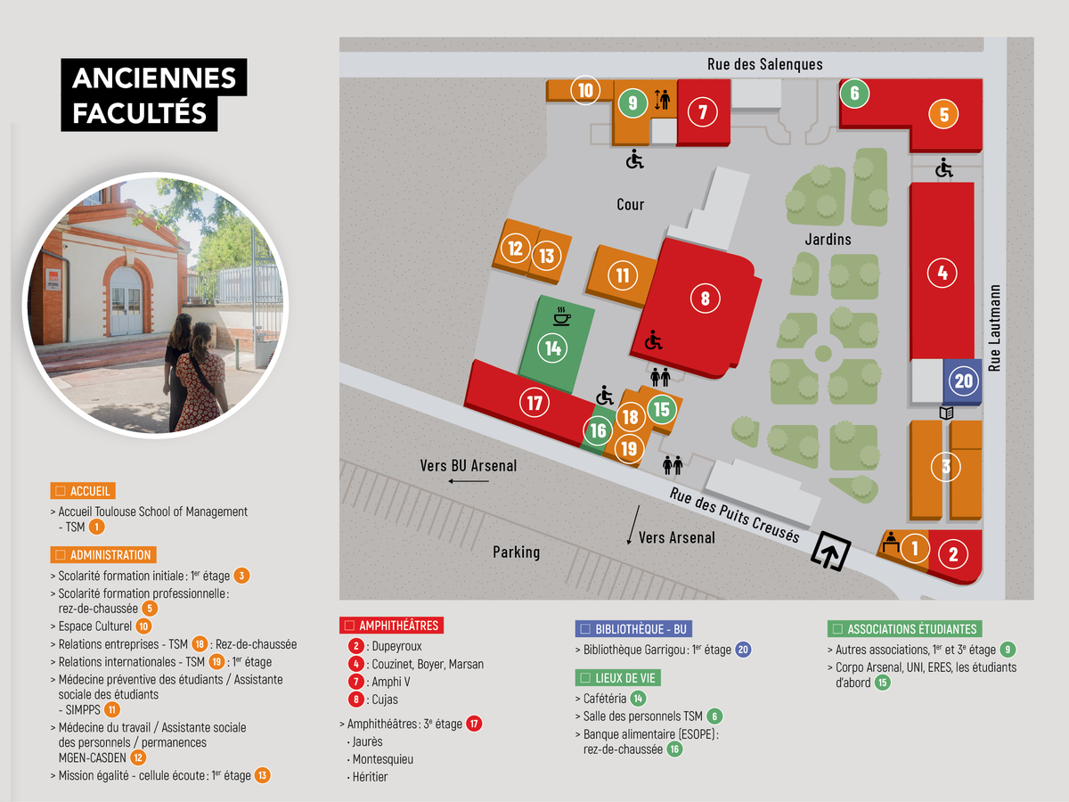 Plan Anciennes Facultés